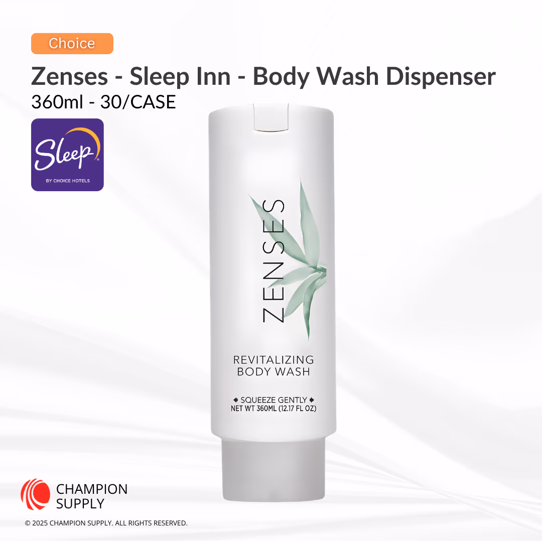 Sleep Inn Zenses SmartCare Body Wash 360ml, Case of 30